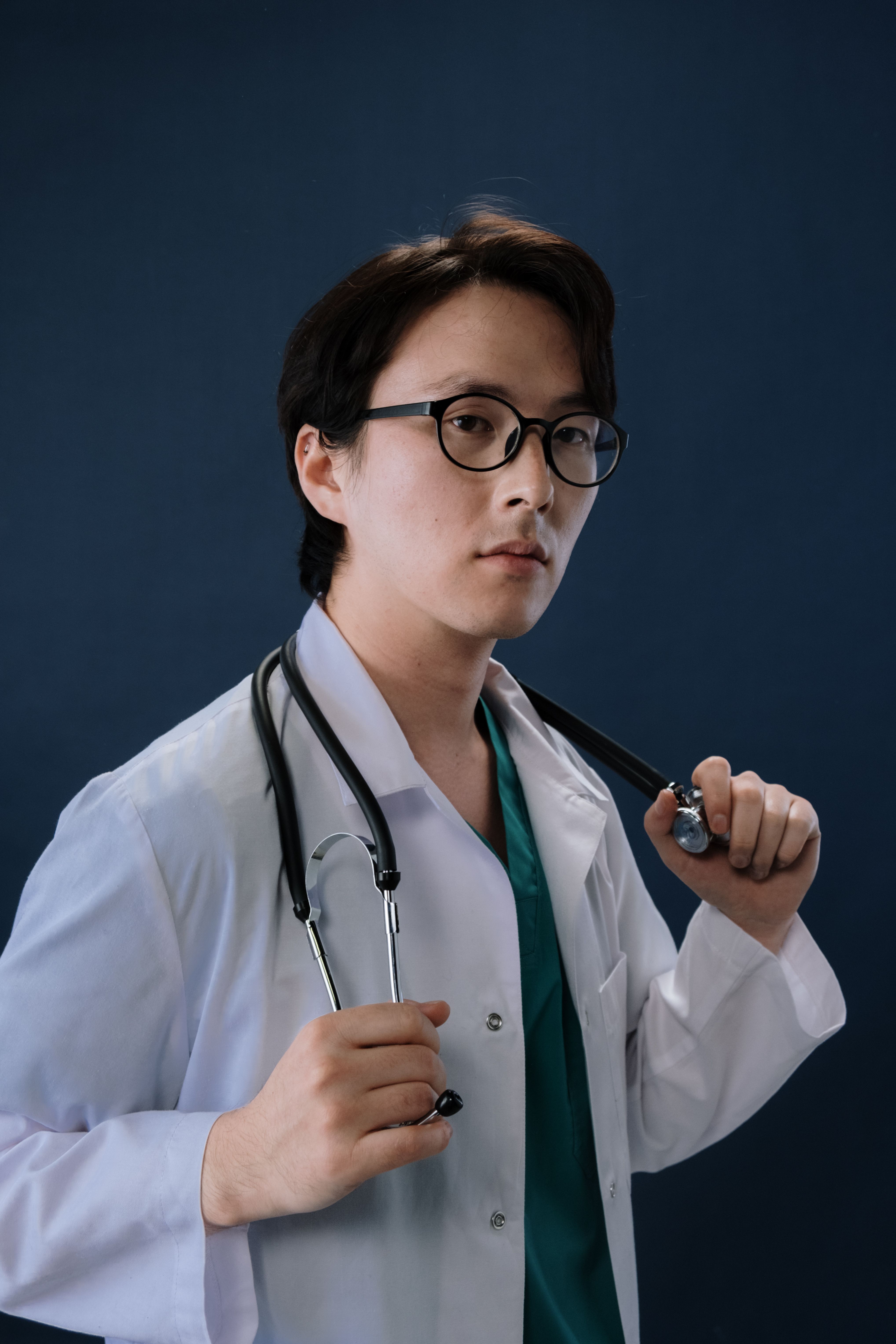 Professionnel de santé avec un stéthoscope